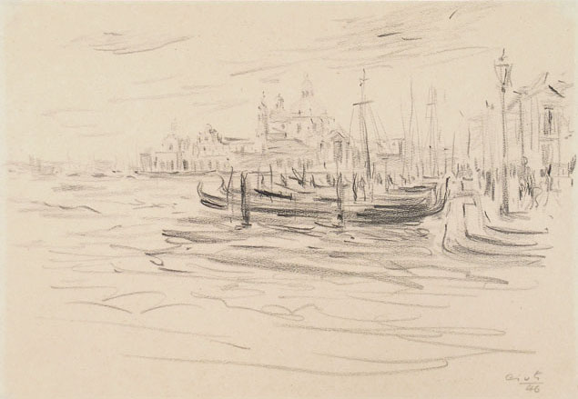 Enrico Ciuti, a view of Venice, 1946